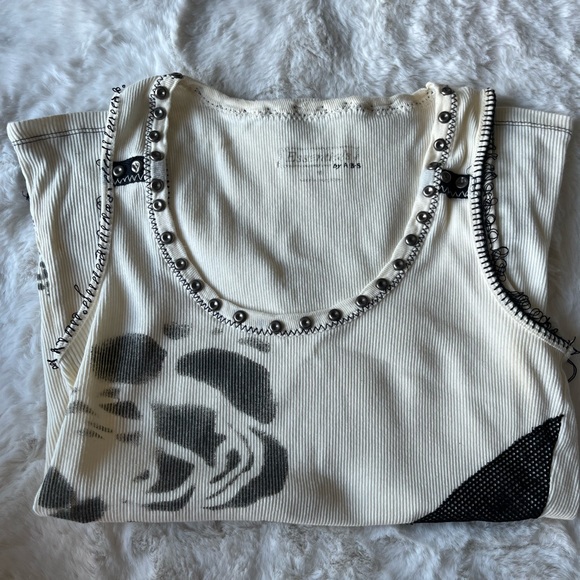 Essentials by a.b.s very cute y2k top , size medium but runs a little big - Picture 2 of 5